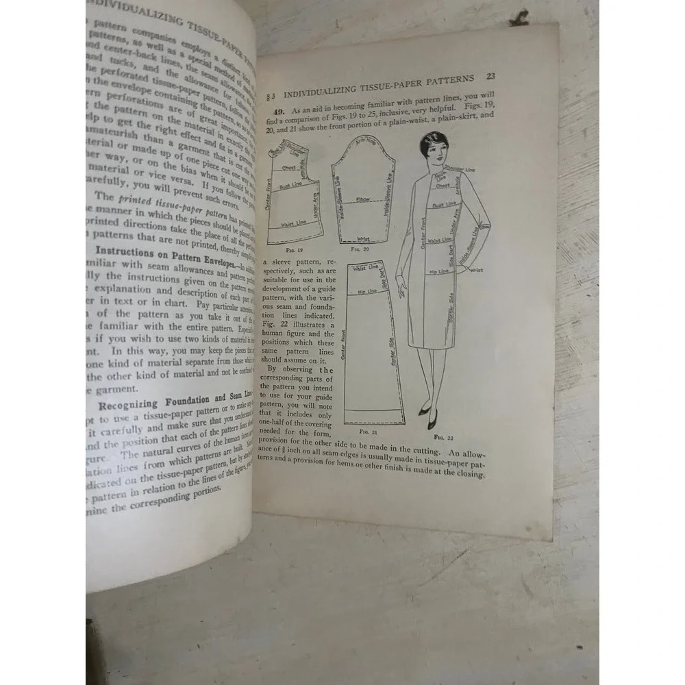 1926 Woman's Institute Individualizing‎ Tissue-Paper Patterns Sewing Booklet 403